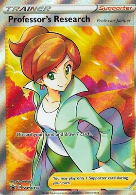 Professor's Research SWSH152 Holo Promo Sword & Shield Promo Pokemon Near Mint