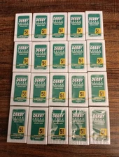 Derby Extra Double Edge Razor Blades 100 Count, 20 Packs Of 5, Sealed, Stainless