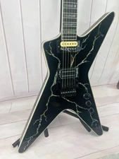 NEW Dean Dimebag Caibei Lightning Electric Guitar Black Hardware