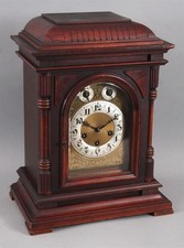 Antique c1900 Junghans Germany B07 Westminster Chime Mahogany Bracket Clock 