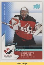 2020 Upper Deck Team Canada Juniors Women's WC Blue Genevieve Lacasse READ 0c23