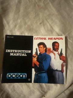 Lethal Weapon Nintendo NES Ocean Official Instruction Manual Only Booklet