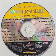 SC8823 COUNTRY HITS SOUND CHOICE KARAOKE CDG LOT WA