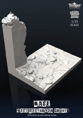 Nuts Planet, NEST DESTROYER GRUNT BASE, TA35004, 1/35th kit, NEW IN BOX