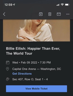 39+ Billie Eilish World Tour Happier Than Ever Tickets PNG