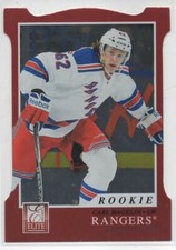 2011 Panini Elite Aspirations Die-Cut #203 Carl Hagelin Rangers RC 83/99
