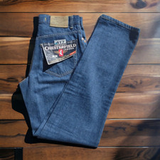 Chesterfield Legend 417 Jeans blu deadstock  vintage 90S taglia w.30