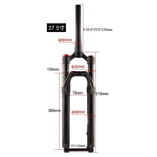 27.5 /29 Zoll Mountainbike Boost Gabel Durch Achse Aufhängung Konisch Rebound - Bild 14 von 20