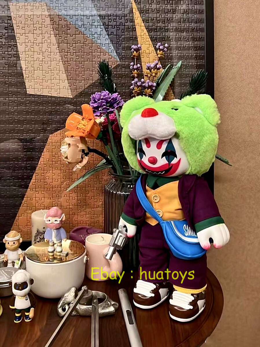 Yoot Rebel Clown Joker Purple Plush Limited Action Figure Model In