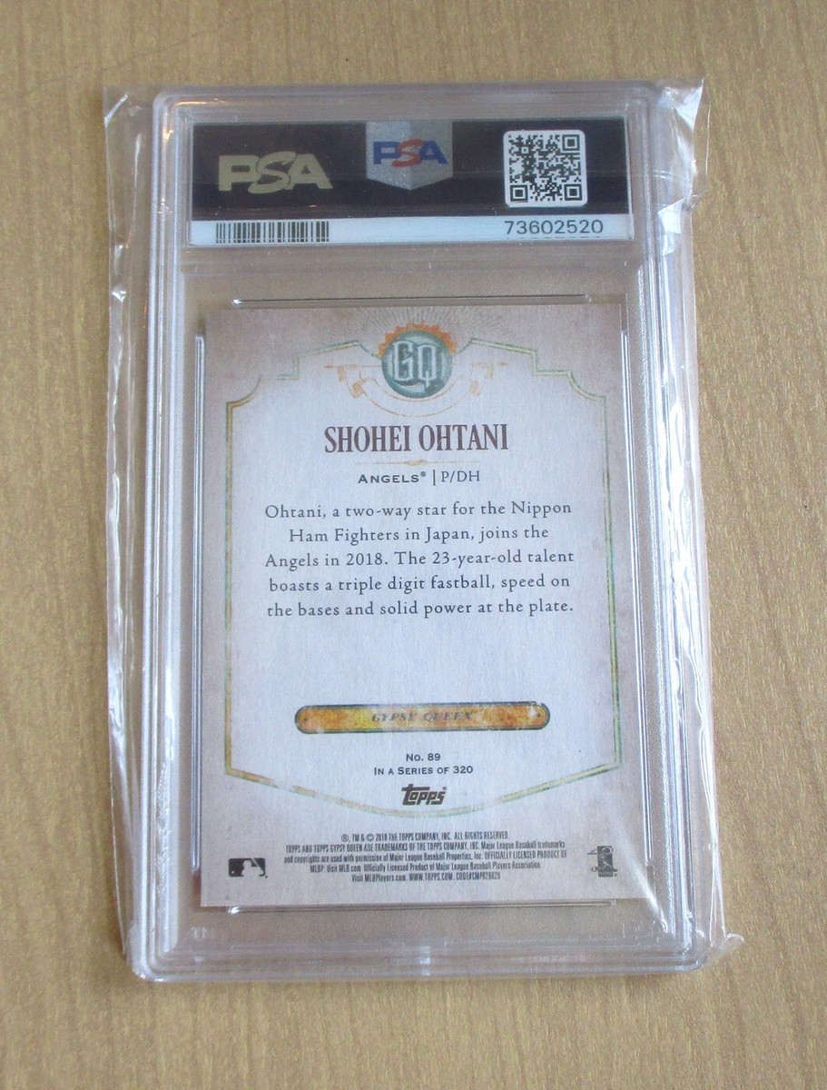 2018 Topps Gypsy Queen Shohei Ohtani Rookie card RC #89 PSA