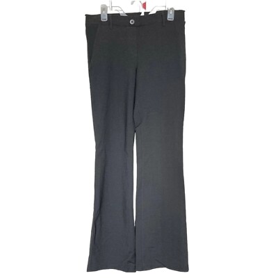 Betabrand Womens BootCut Classic Dress Yoga Pants Charcoal Size