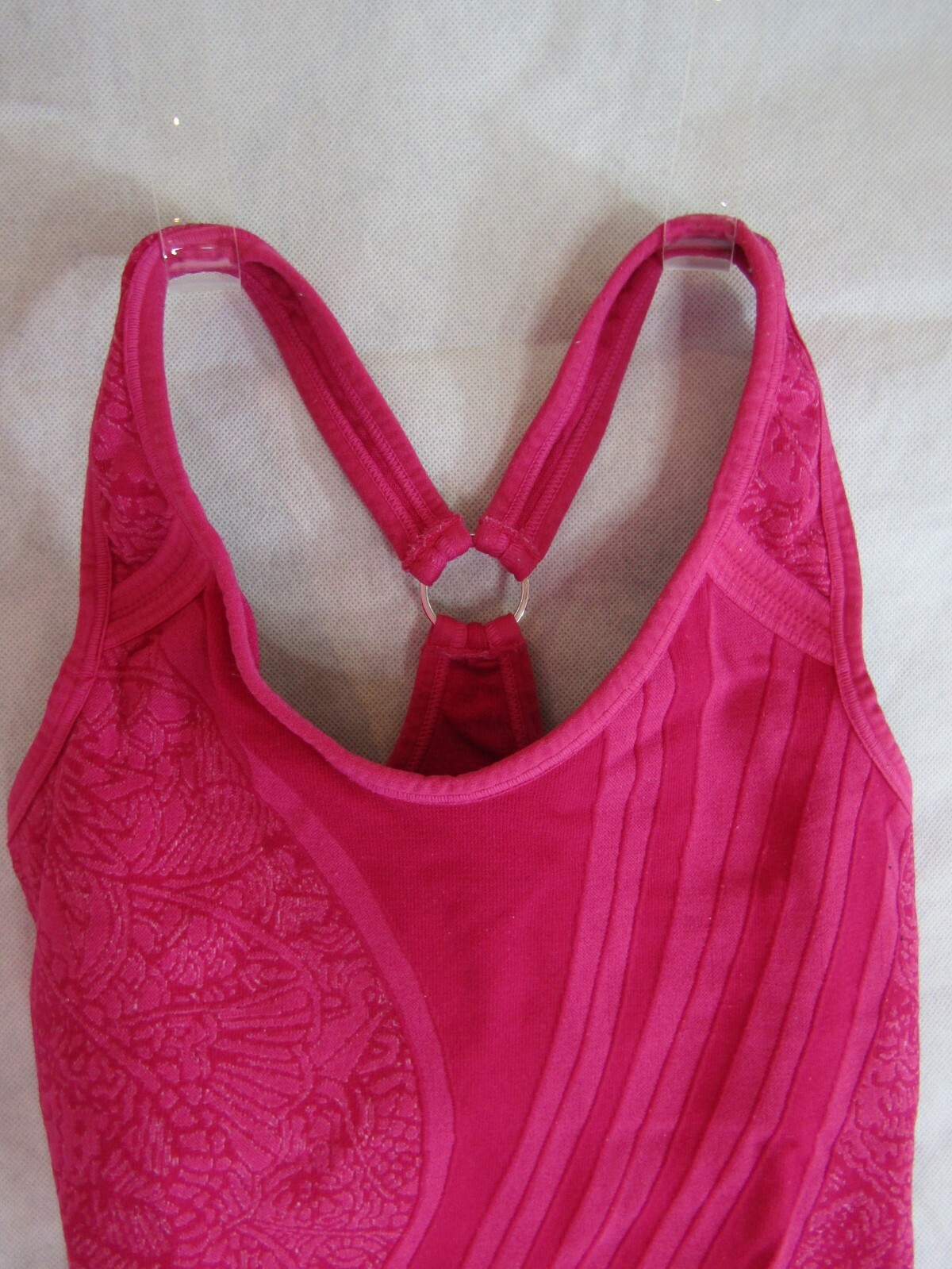 NUX Equilibrium Pink Abstract Pattern Racerback F… - image 2