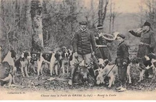 Hunting - SAN37930 - Hunting in the forest of Gavre - Before the parish priest