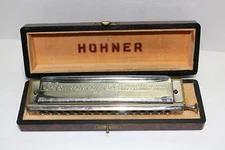 Hohner The 64 Chromonica 4 octaves PROFESSIONAL MODEL "C" harmonica w/case NICE