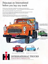 1960 IH TRUCK Genuine Vintage Print Ad International Harvester