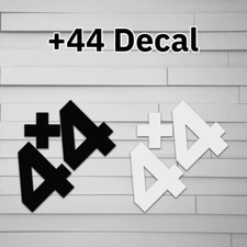 Plus 44 Decal Sticker Blink Punk Rock +44 Box Car Racer