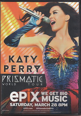 katy perry prismatic world tour epix we get big music dvd promo | eBay