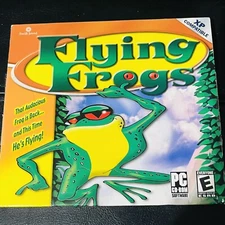 Flying Frogs PC CD-ROM Game. Rated E for Everyone. Good Pre-Owned Condition.