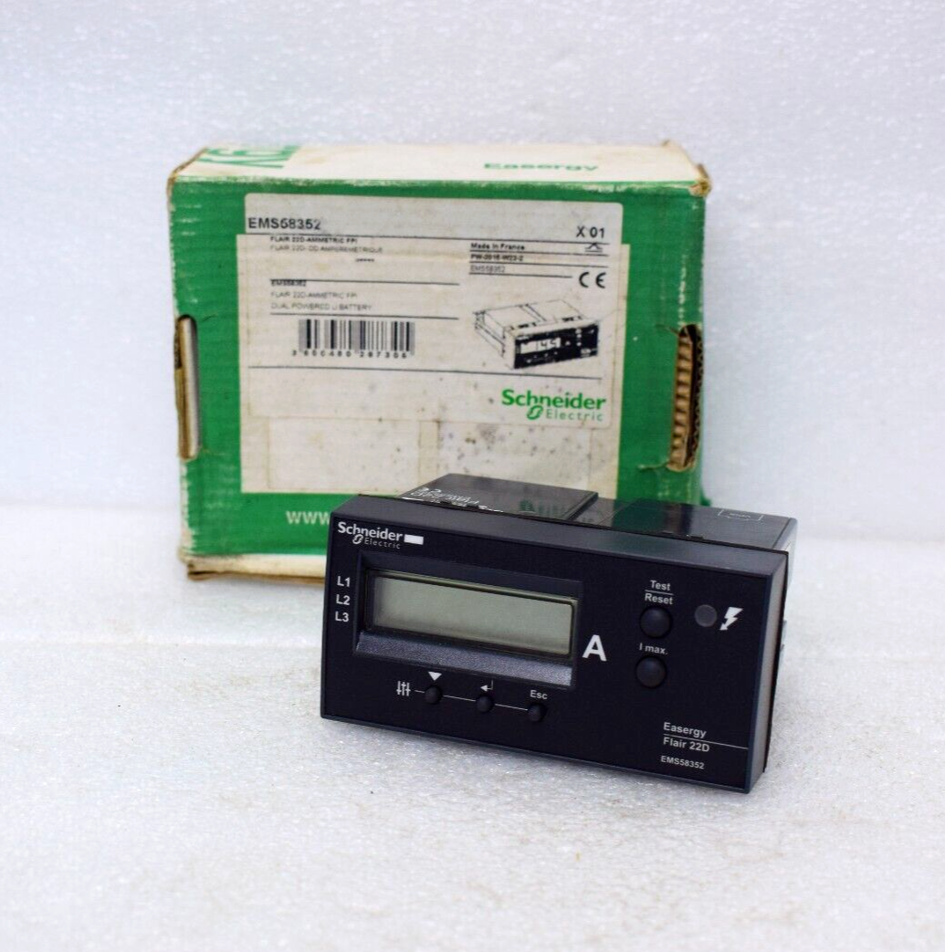 SCHNEIDER ELECTRIC Flair 22D EMS58352 LITHIUM DUAL POWERED DIN 