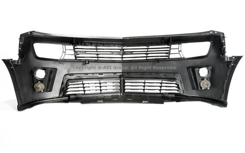 For Camaro 10-15 Real ZL1 Style Front Bumper Cover Fog Light Lamp Grille Lip - Foto 6 di 10