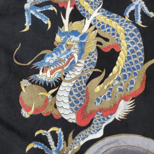 Vintage H-Five-O Dragon Aloha Shirt USA Made 80s 90s Y2K Hawaiian Large - Picture 5 of 10
