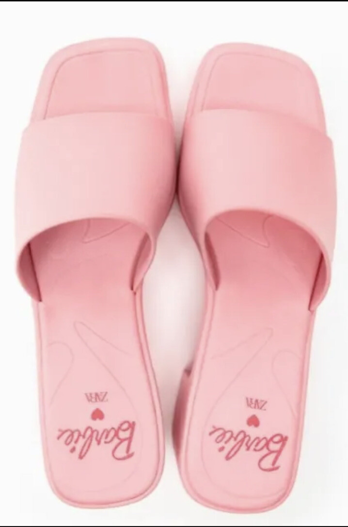 ZARA x BARBIE The Movie Rubberized Lug Sole Sandals Women's