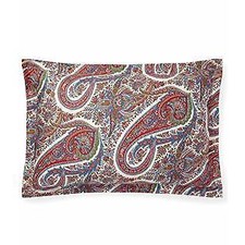 RALPH LAUREN PYNE PAISLEY NORWICH ROAD STANDARD PILLOW SHAM - CREAM/MULTICOLOR