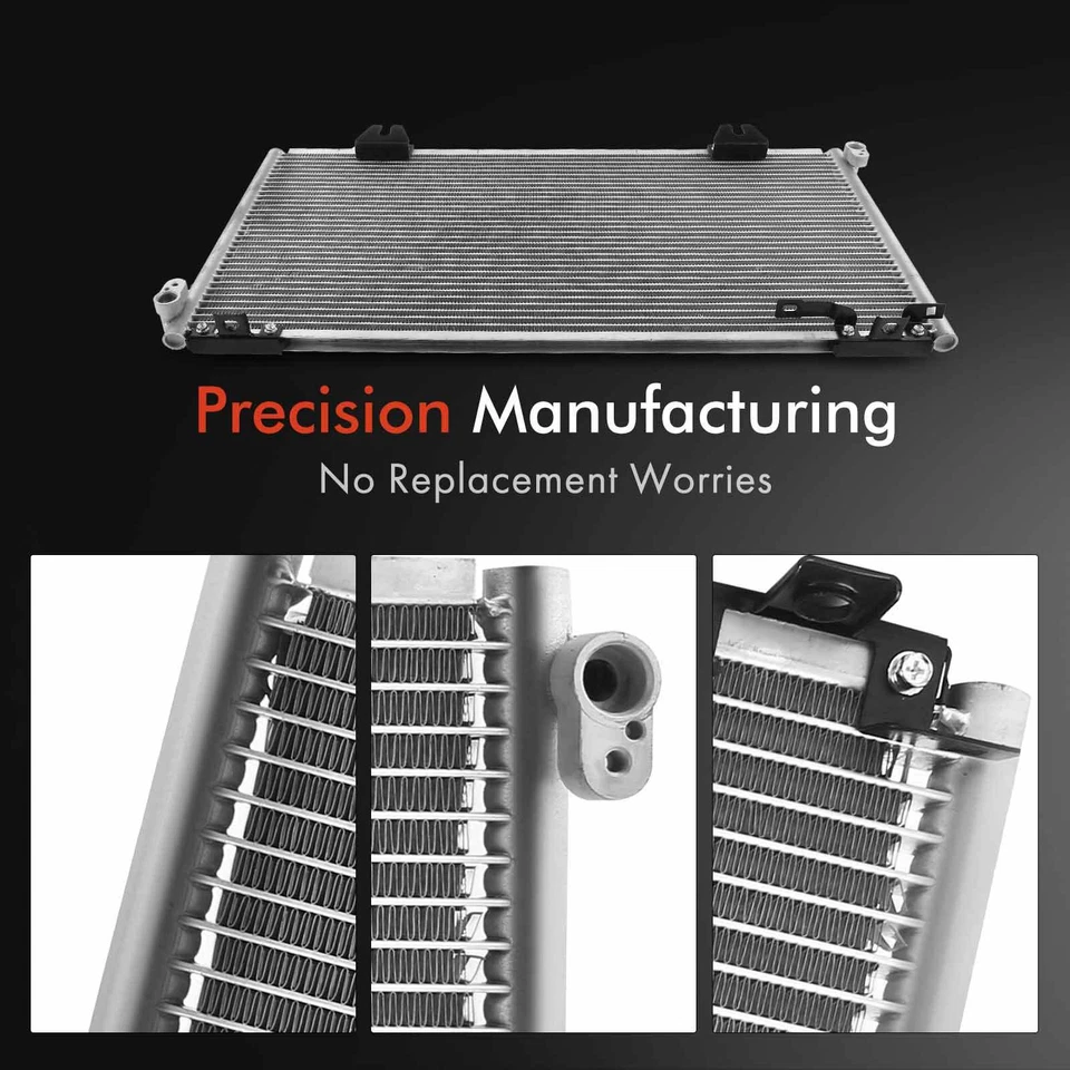 Kit de refrigeración de radiador y condensador de CA para Toyota Celica 1994 1995 1996 1997 1,8 L Foto 3 de 4