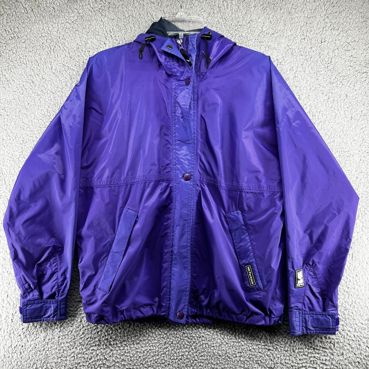 Helly Hansen Women's Purple HellyTech Hooded Ski/Snow Jacket Size