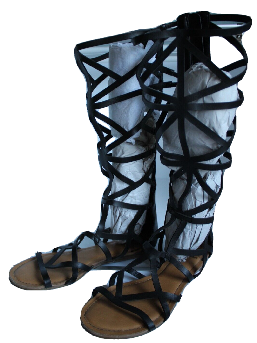 Fergalicious By Fergie Women's Black Graceful Gladiator Sandals ~6~ | eBay
