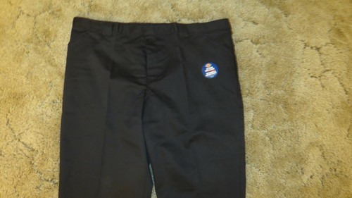 DICKIES Girls Jr Black Uniform Capri Sz 21 Boot Cut Waist 38" x Inseam 22" - Picture 8 of 10