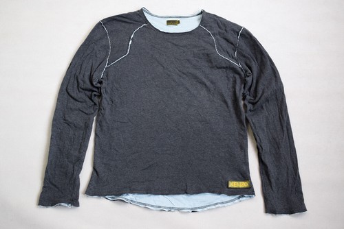 Maglione Kenzo Maniche Lunghe Maglia Maglia Usato Look Effetti Anteriore Moda S - Foto 2 di 11
