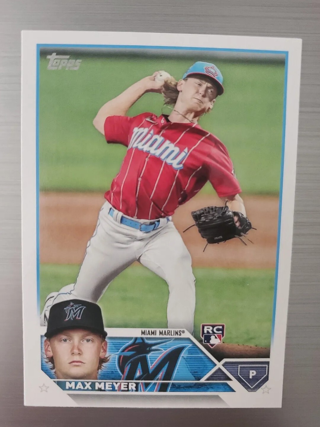 2023 Topps Series 2 Max Meyer  #388  RC Rookie Miami Marlins Baseball Card