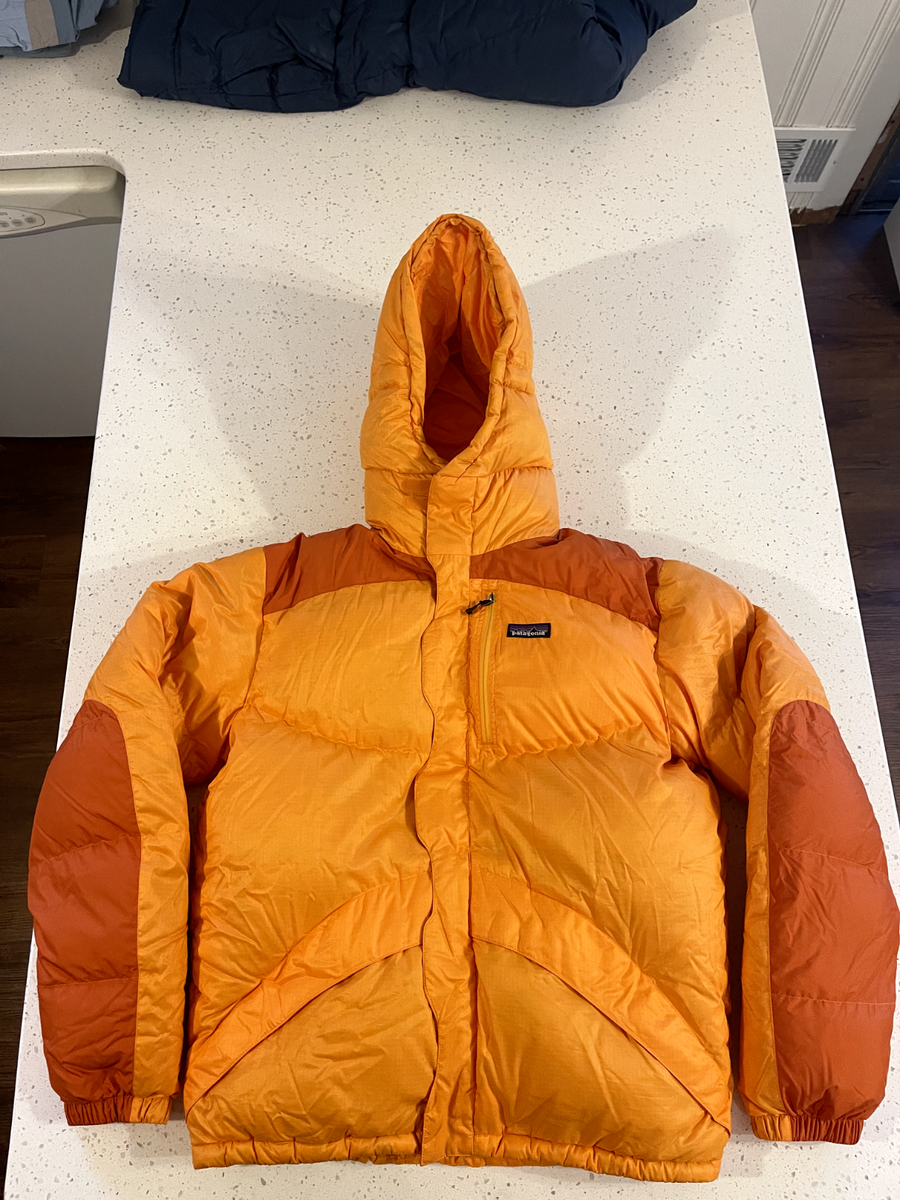 Patagonia Goose Down Himalayan Baffled Parka Jacket Coat NICE