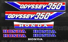 1985 85' FL350 FULL 28pc kit Odyssey ATV Decal Graphic Sticker autocollant Quad