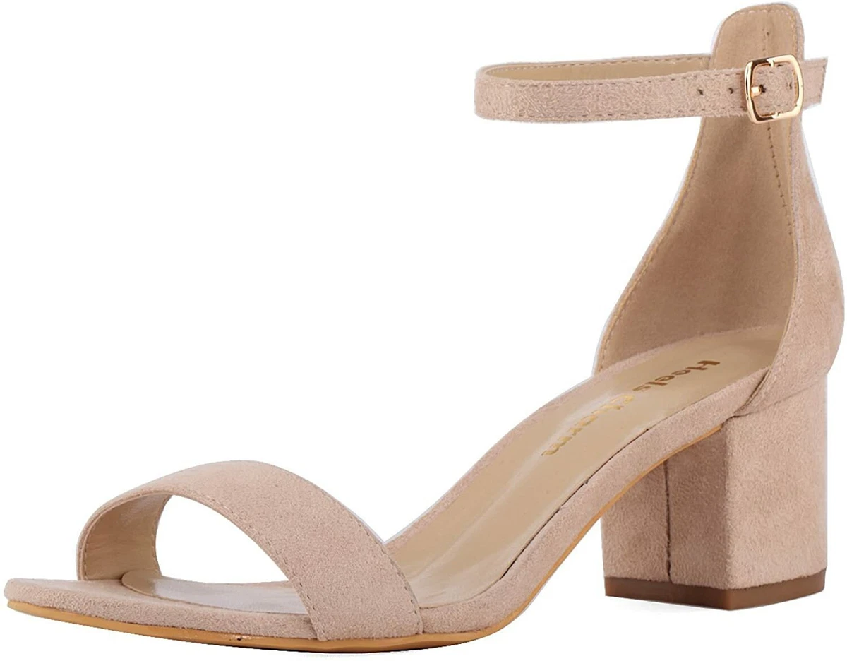 Beige Vintage Strappy Chunky Heel Sandals in 2023 | Strappy heels chunky,  Chunky heels sandals, Heels