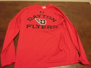 red long sleeve under armour shirt