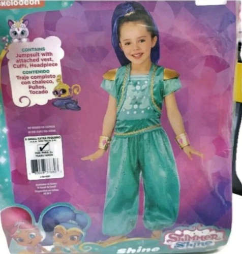 Shine From Shimmer & Shine Mädchen Halloween Kostüm Nickelodeon Größe Small 4-6