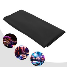 Black DJ Display Stand Scrim Oxford Cloth DJ Facade Booth Portable Event Cover