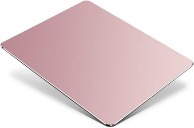 Gaming Mauspad Hartmetall Slim Aluminium Pad Matte Wasserdicht Roségold