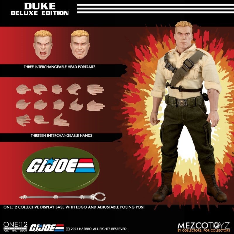 In STOCK Original Mezco Toyz Duke G.I. Joe One:12 Collective