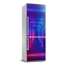 Adesivo magnetico frigorifero parete rimovibile Peel & Stick luci neon blu