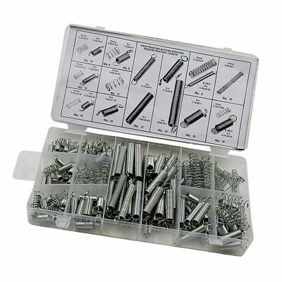 Molle Meccaniche 210 Pezzi Kit Molle Assortite 20 Misure - Molle A Compressione E Tensione In Acciaio Zincato Molle Compressione Tensione - Foto 10