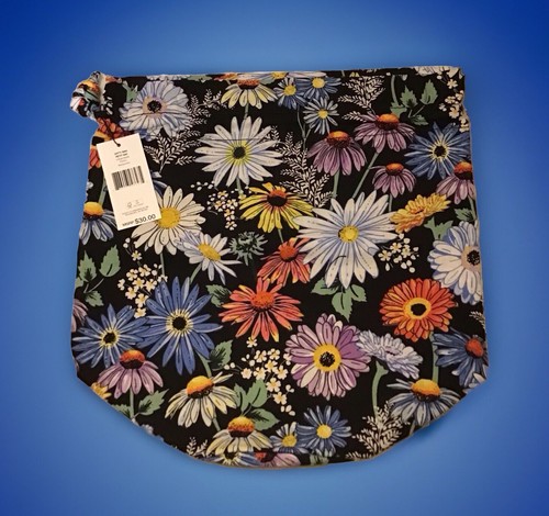 Vera Bradley Cotton Multi Purpose Lined Ditty Bag in DAISIES - NWT - Picture 11 of 14