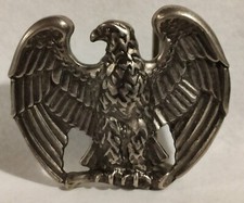 Avon Large Vintage FIGURAL 3D Silver Tone Spread Eagle On A Branch Belt Buckle
