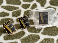 Nikon Advanced Systems Specialist * 1990 * 1991 * 1992 * (3) Vintage Lapel Pins