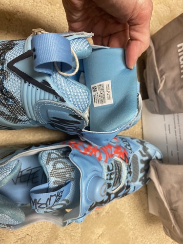 Vetements Reebok Insta Pump "Graffiti" Sneakers Sz41/Wmn 11/Men 8.5 Box/Bags - Picture 5 of 6