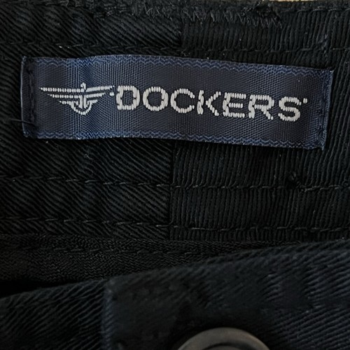 Dockers Womens Black Khaki Cargo Pants Size 14M Straight Leg Mid Rise Cotton NWT - Picture 11 of 16