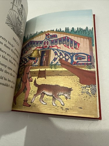 1936 Antique Children's Book "Eight Little Indians" Illustrated - Picture 13 of 18