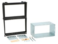 Autoradioblende FüR Scania R-Serie Einbaurahmen Doppel-Din Schwarz